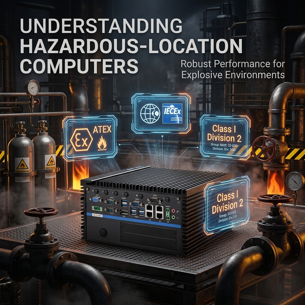 Hazardous-Location Computers: ATEX, IECEx & Class I Div 2 Explained