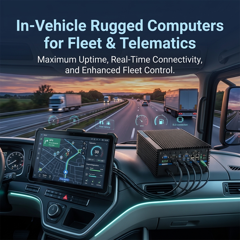 In-Vehicle Rugged Computers for Fleet & Telematics