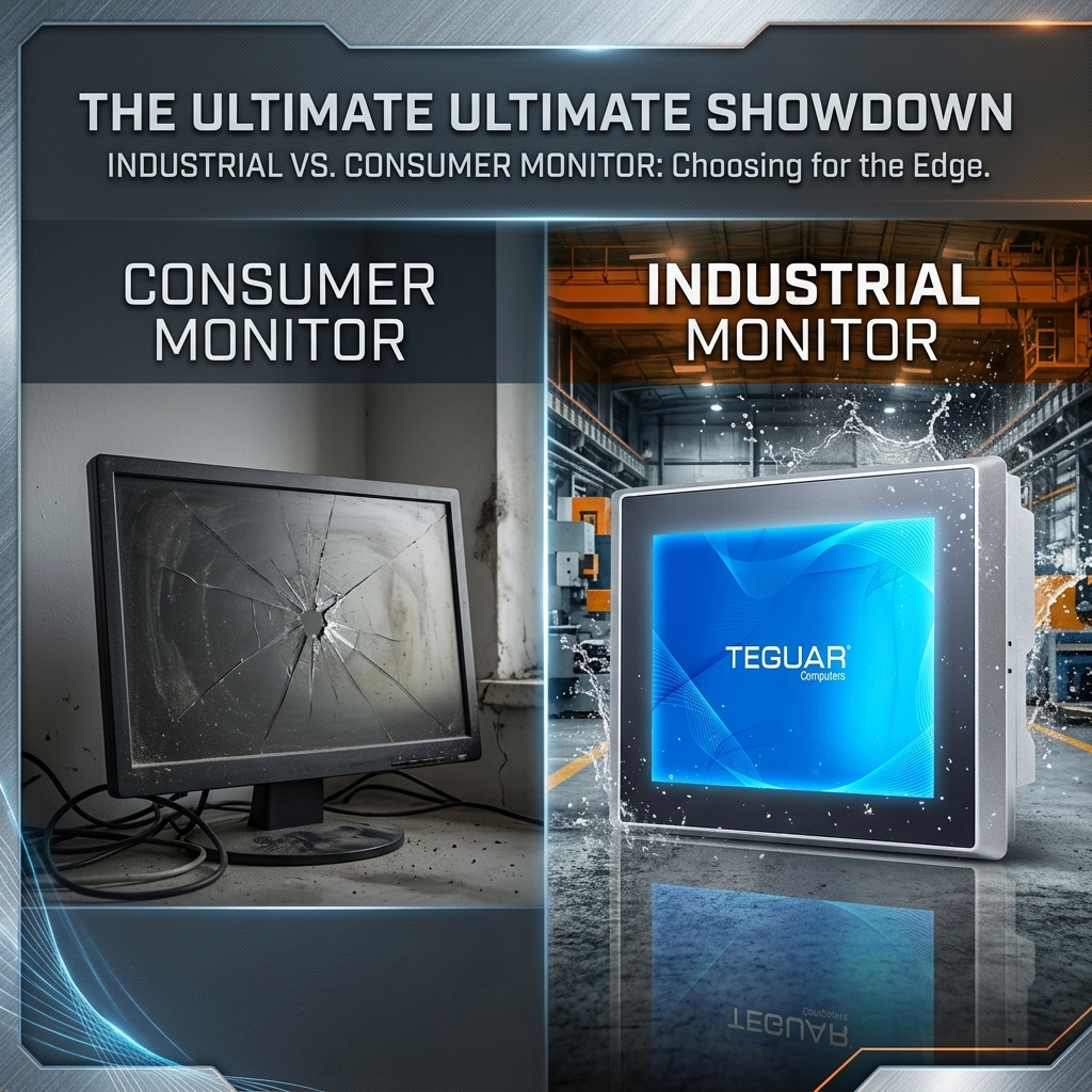 Industrial Monitor vs Consumer Monitor: What's the Difference?