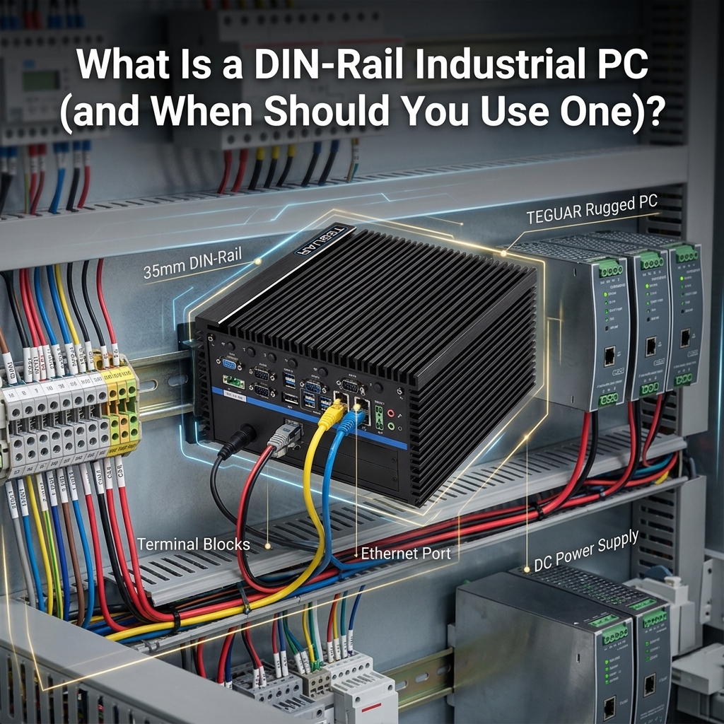 What Is a DIN-Rail Industrial PC (and When Should You Use One)?