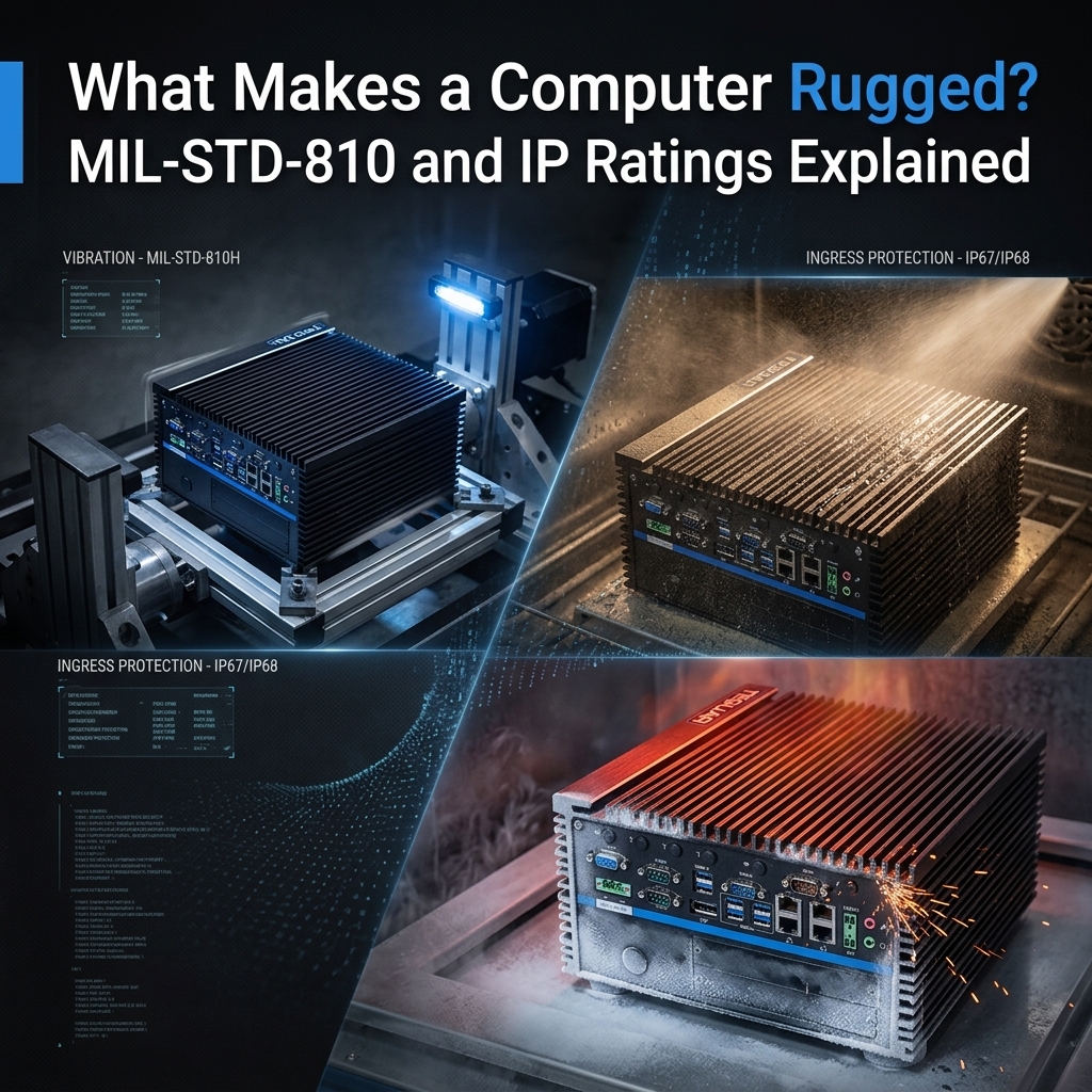 What Makes a Computer Rugged? MIL-STD-810 and IP Ratings Explained